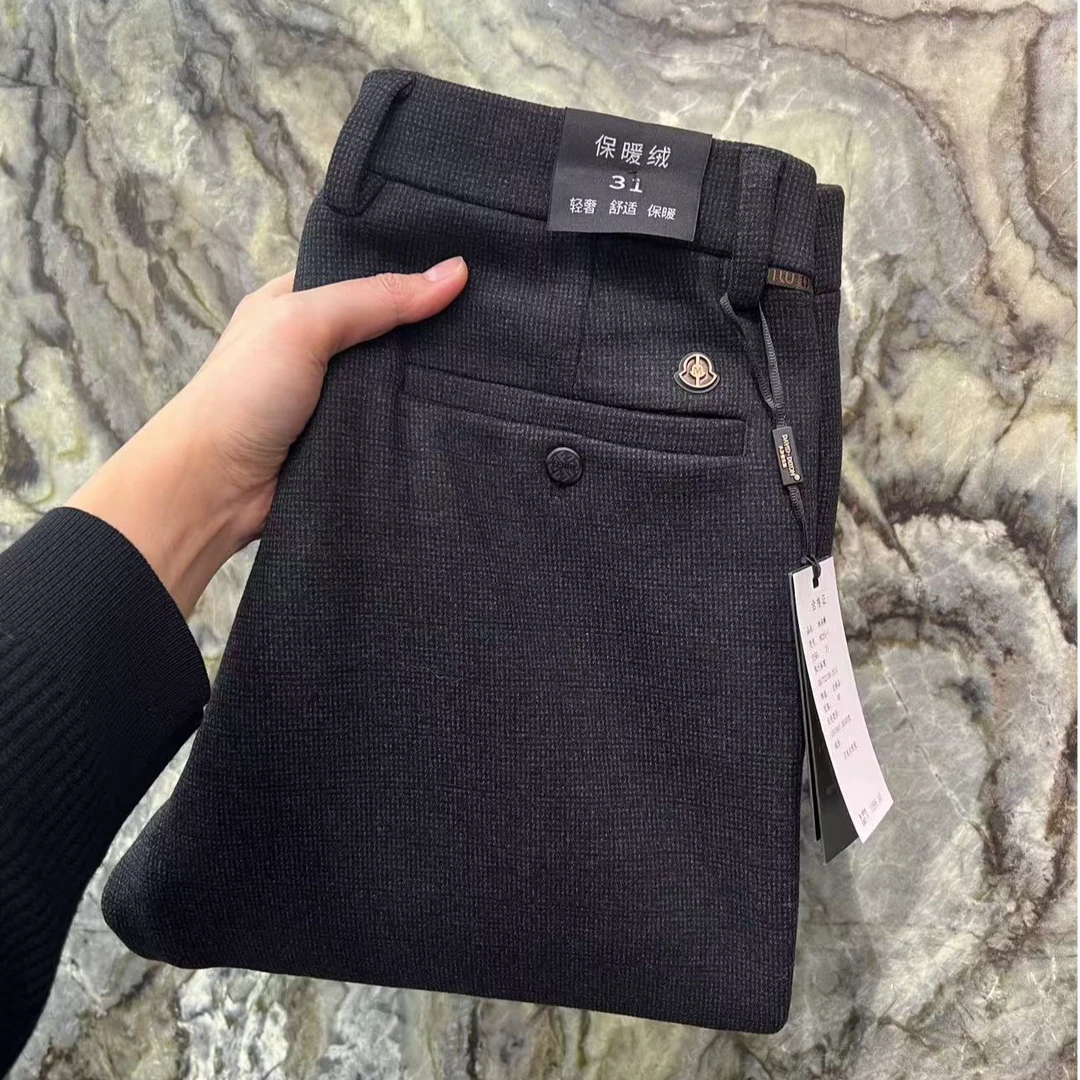 保暖绒时尚修身休闲裤86205-1
