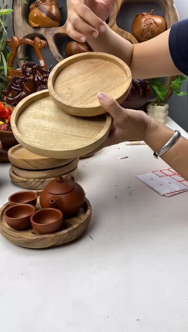 香樟木A9一大一小圆盘/尺寸