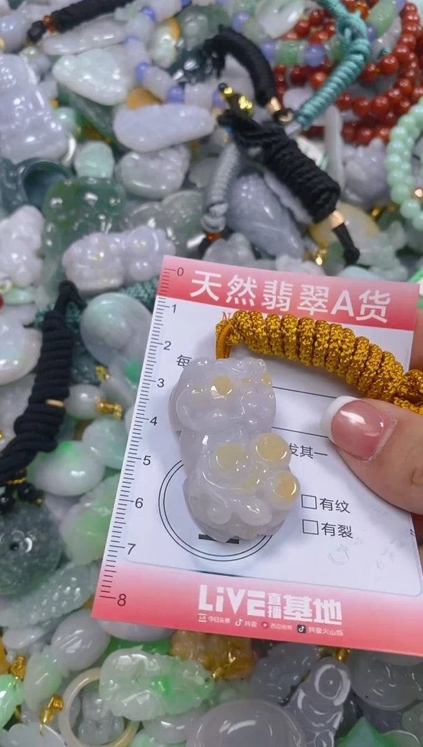 翡翠未镶嵌颈饰闪购0013651