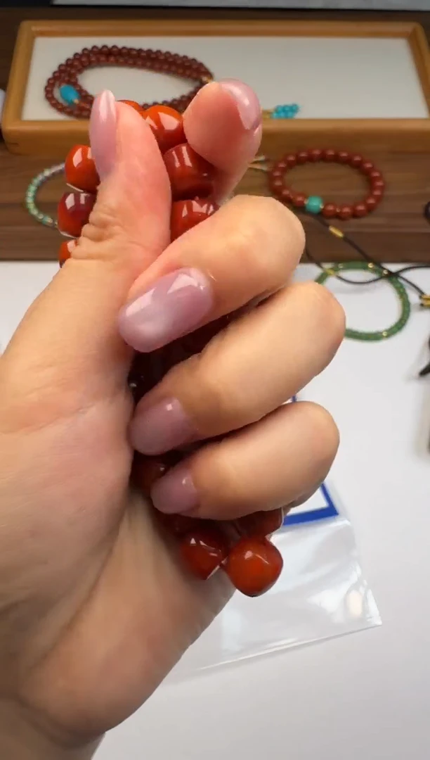 未镶嵌配饰配饰南红玛瑙吕**～手串手串