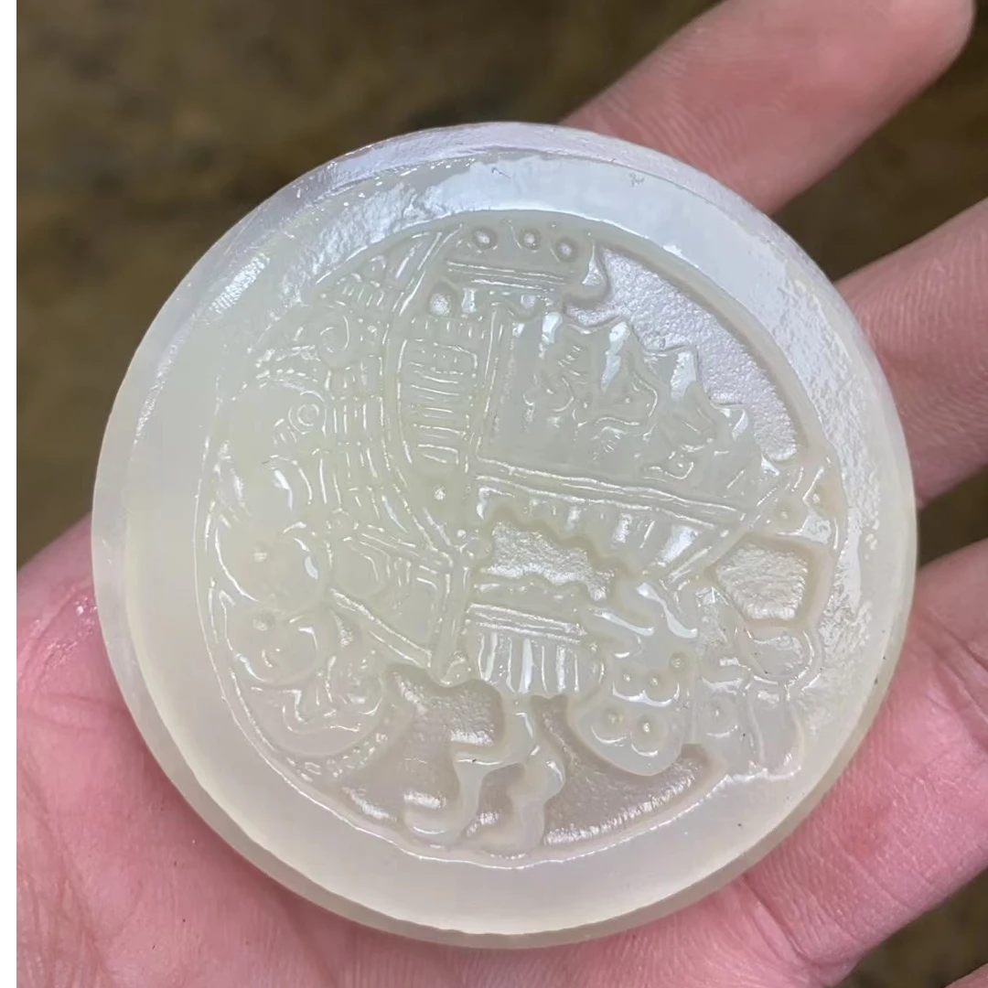 白玉腰带扣（杰起臻选）