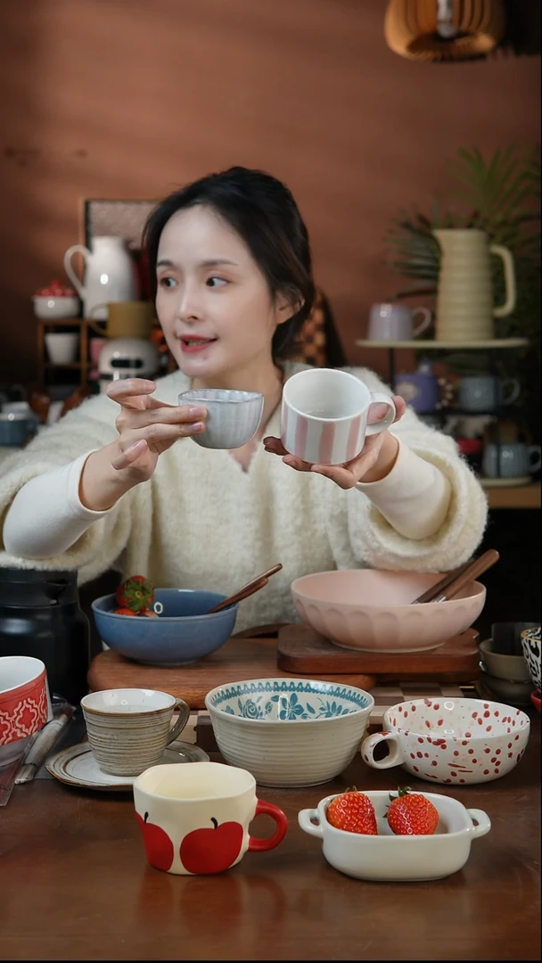 瓷片2个装 小水杯 微瑕 凑满20发货