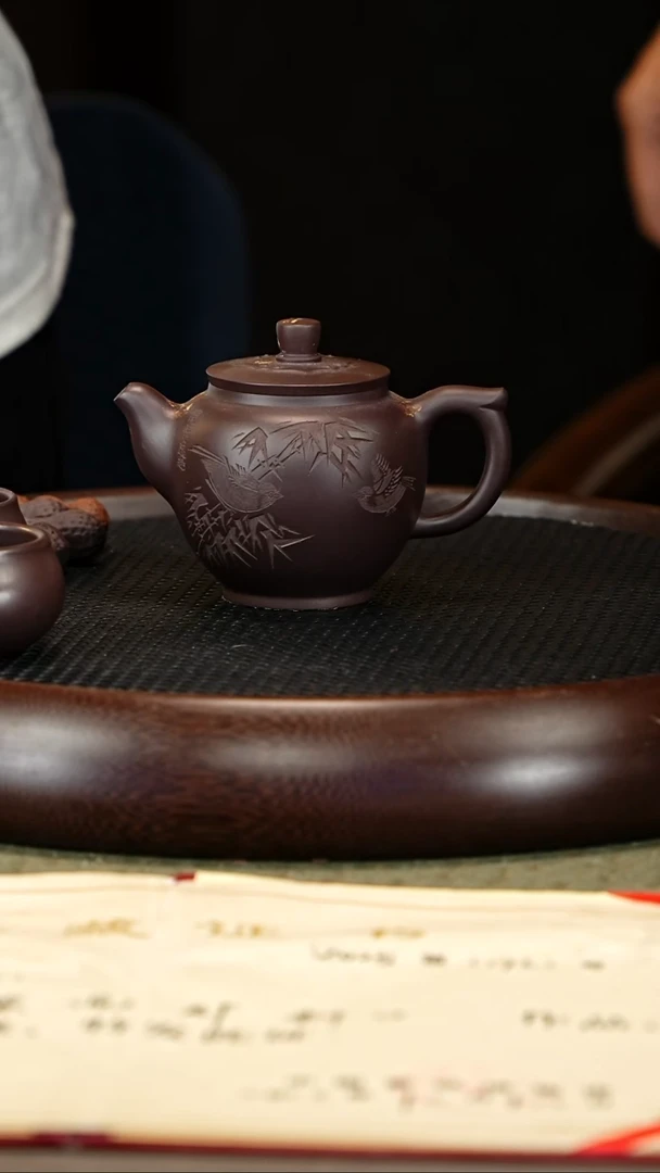 茶壶紫砂81  张彩萍 黑墩头 高含蕴200cc