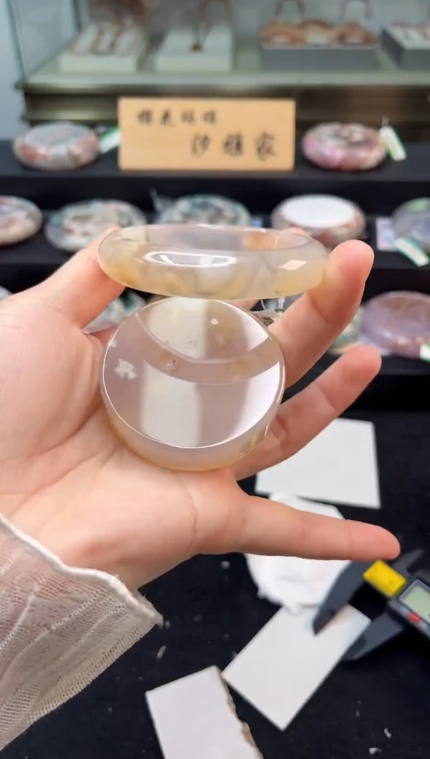 未镶嵌手镯石英质玉54圈口（赠品镯心）3515670