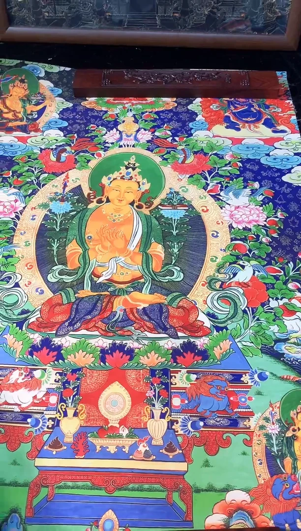 卷轴画060地藏王菩萨
