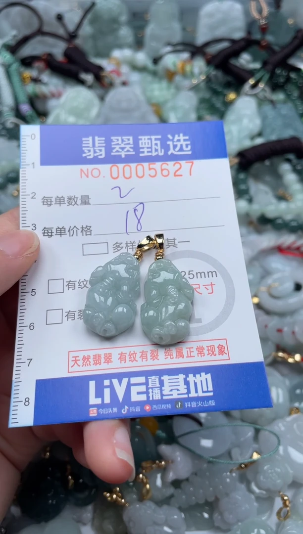 【闪购商品】翡翠颈饰未镶嵌00..5627