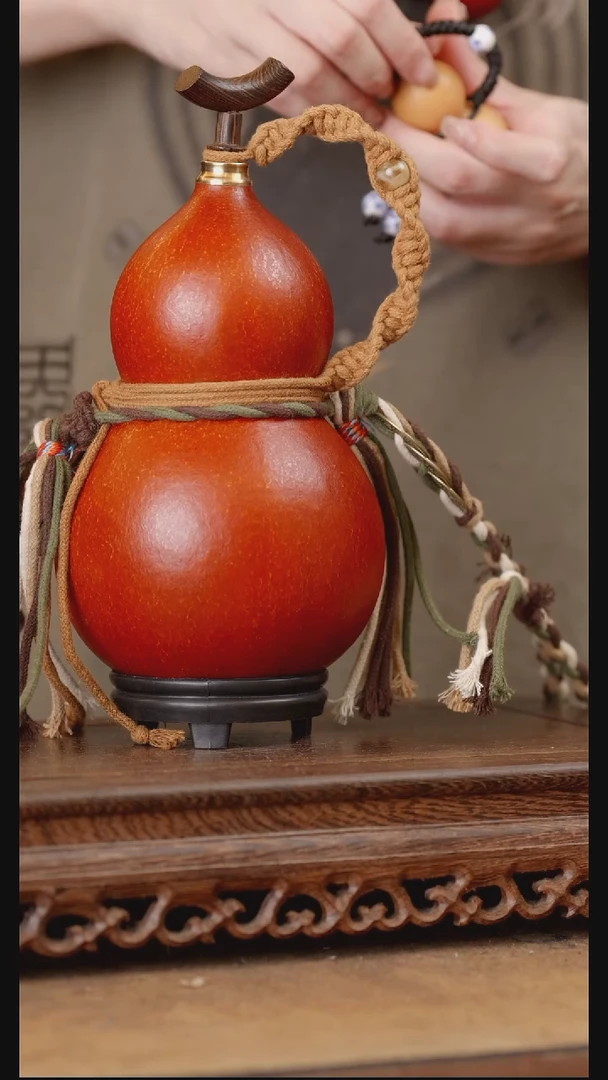 100号精品天然大漆酒葫芦一物一拍~