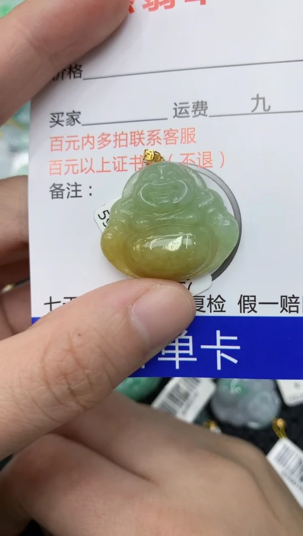 【闪购商品】翡翠颈饰18K金镶嵌11111111