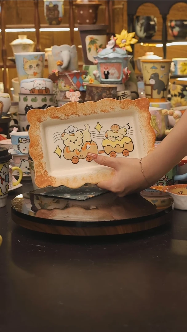 景德镇釉下彩绘设计师款式陶瓷