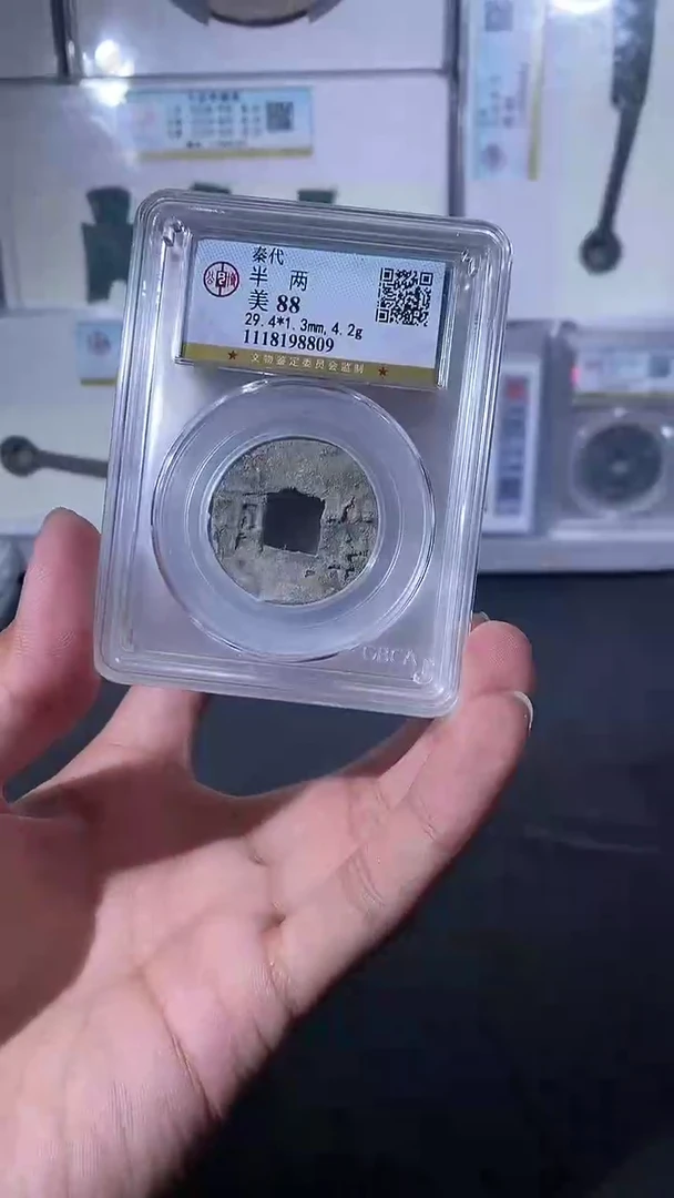 【闪购商品】铜琪珍秦代半两一枚