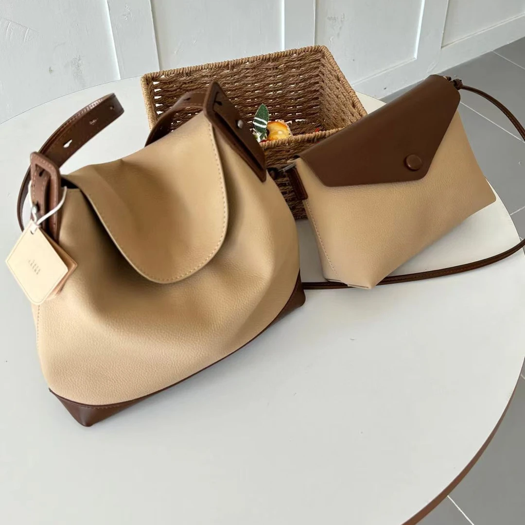 【母亲节礼物】SK-91752-1香草奶茶时尚女士新款手提单肩斜挎包