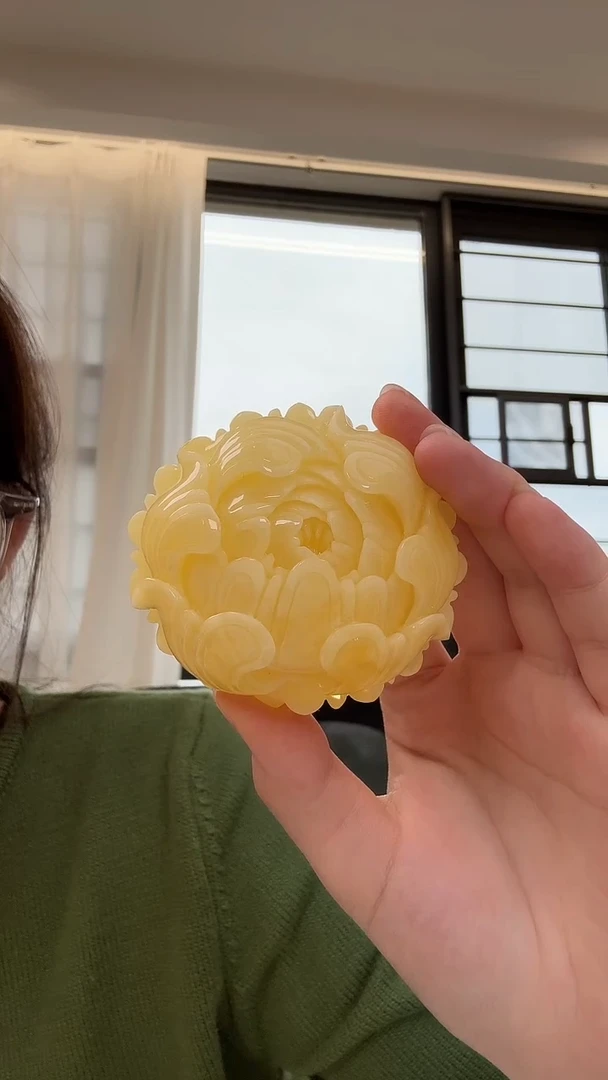 琥珀颈饰未镶嵌吊坠