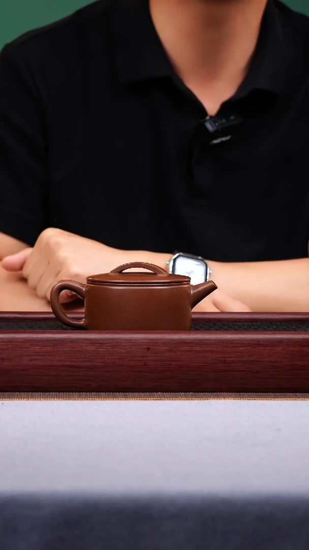 紫砂茶宠宜兴原矿紫砂作品  汉瓦