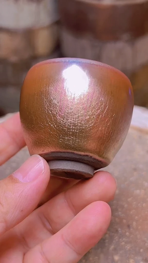 茶盏开播福利 原矿建盏糖果一口杯