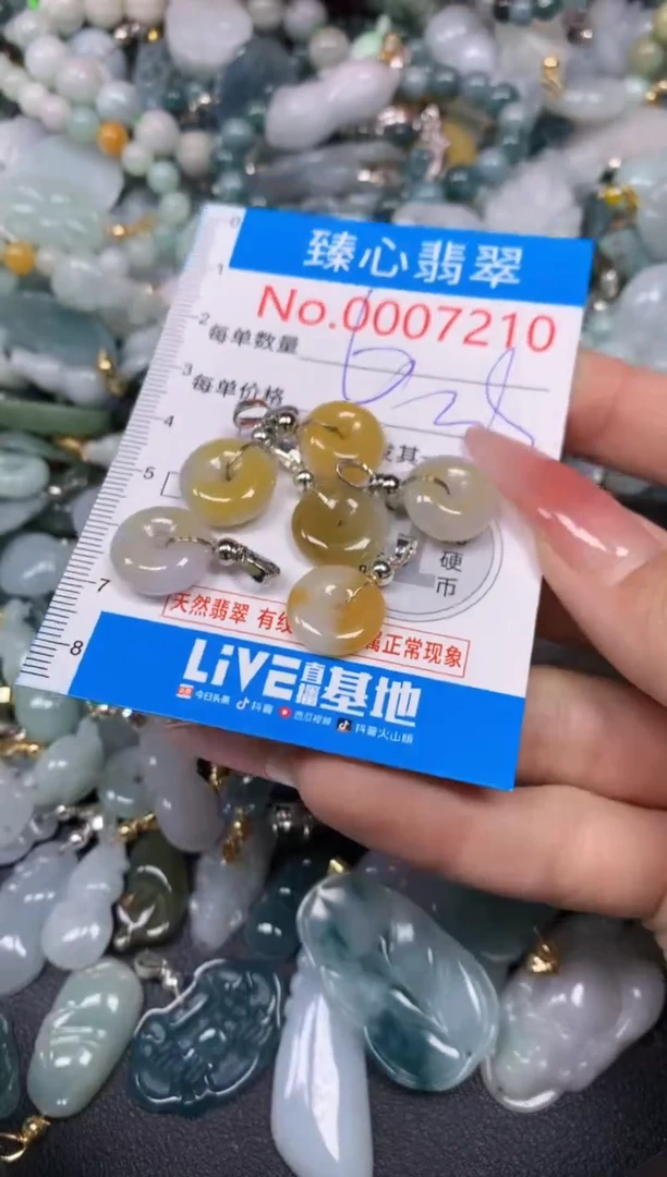【闪购商品】翡翠颈饰未镶嵌含绳0007210
