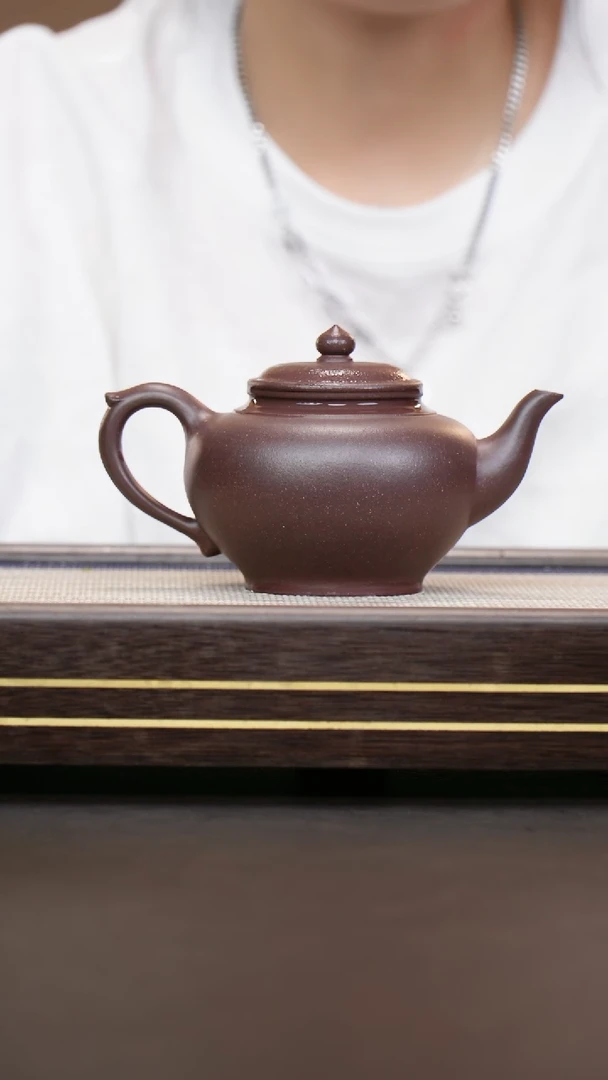 茶壶紫砂四号井底槽清 笑樱