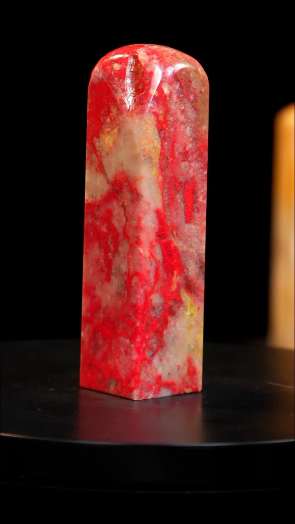 鸡血石大红袍鸡血石旬阳