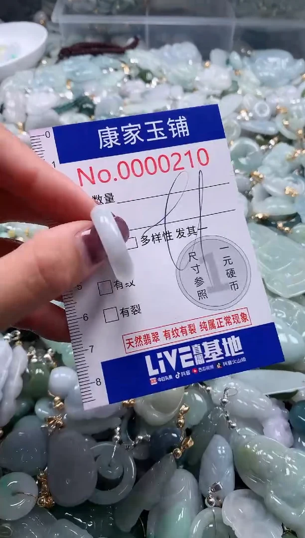 翡翠未镶嵌吊坠(不含链)210