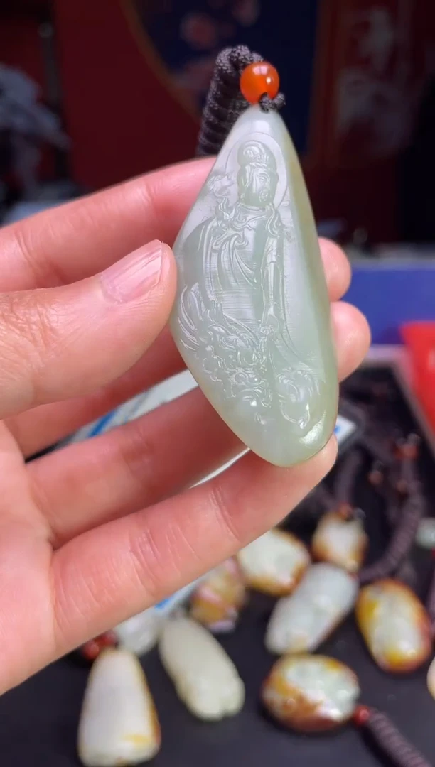 颈饰未镶嵌和田玉123