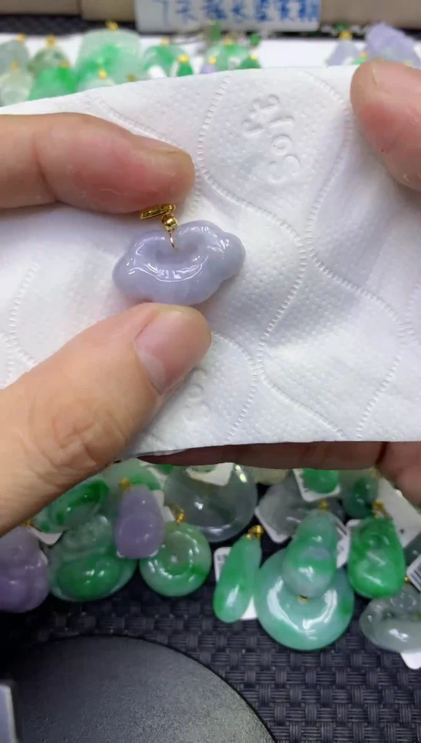 颈饰未镶嵌翡翠天然缅甸A货翡翠