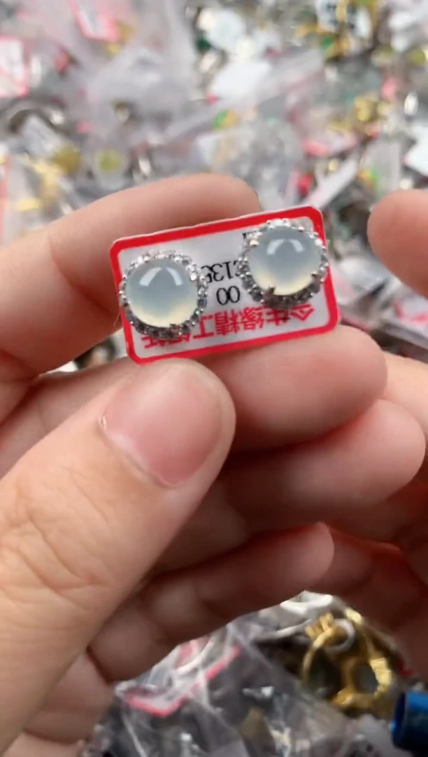 银S925镶嵌戒指翡翠222   9