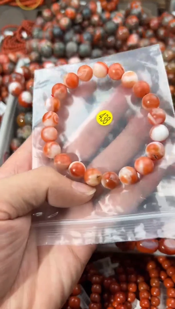 南红玛瑙手串未镶嵌10
