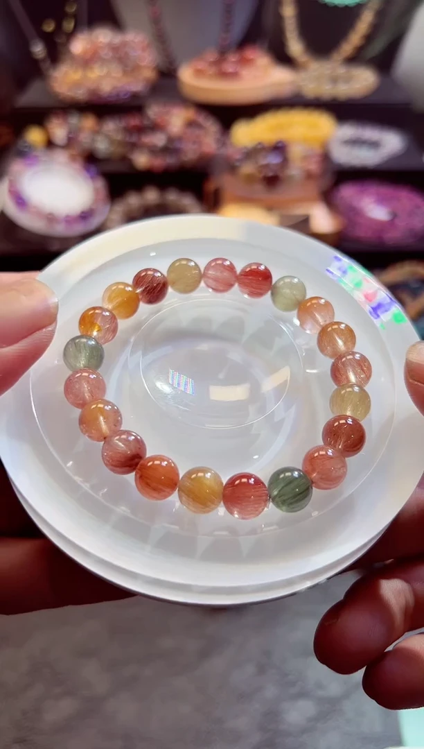 水晶手链未镶嵌曙*水晶234