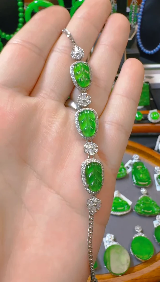 未镶嵌手链翡翠天然A货翡翠