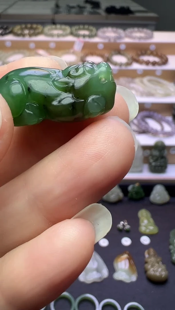 颈饰未镶嵌和田玉102号链接微包容约卡27*17*13