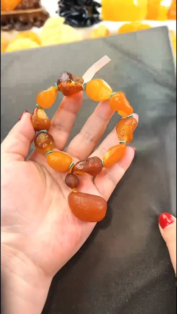 【闪购商品】琥珀手串未镶嵌手串