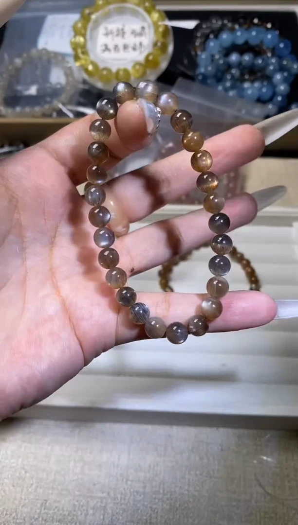 未镶嵌手串水晶神***奈黑金骨干石