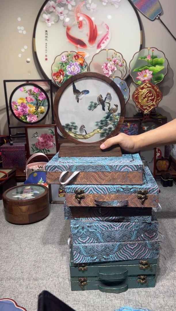 织绣纯手工苏绣双面绣