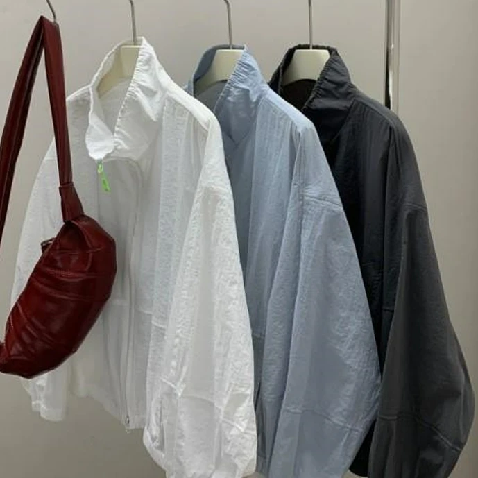 DEZI宝藏衣橱轻薄时尚立领防晒衣女外套HD31050066