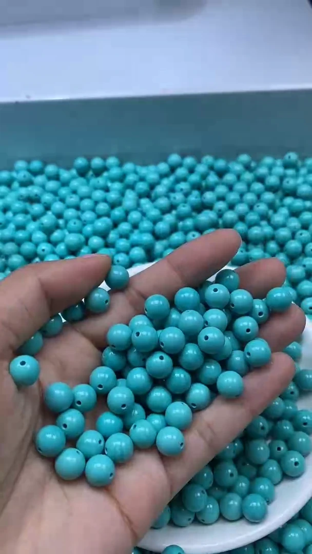 未镶嵌颈饰玛瑙/玉髓W408-高瓷绿*松8mm*10颗