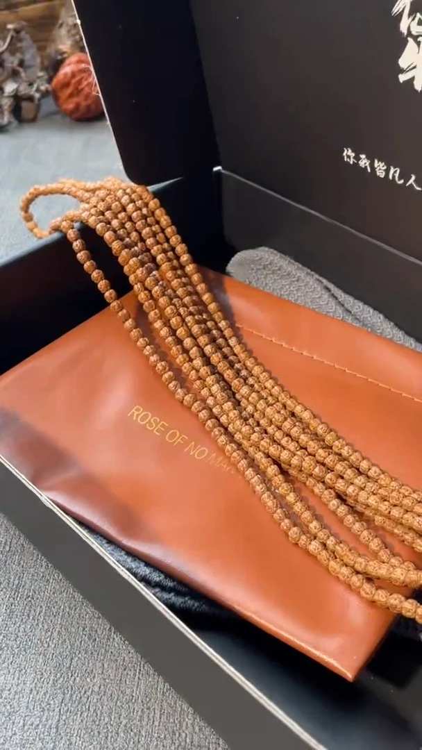 手串金刚菩提原桩佛手长串+礼盒