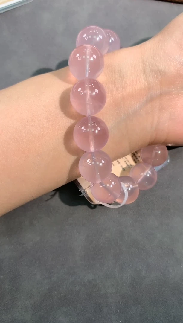 【闪购商品】水晶手链未镶嵌52号马粉单圈16mm