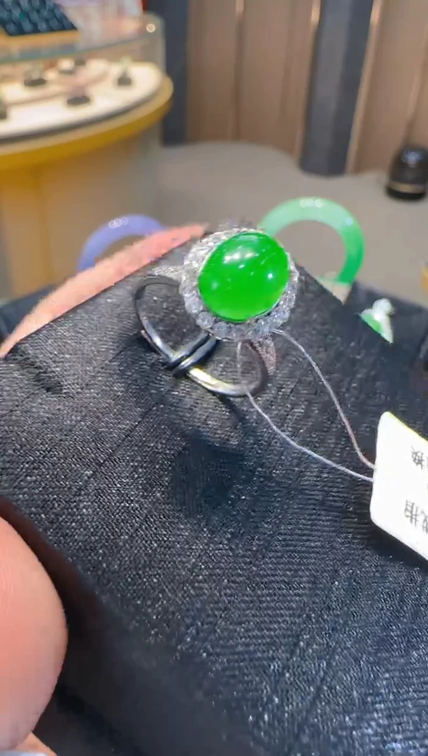 【闪购商品】翡翠戒指银S925镶嵌多样性发货一件