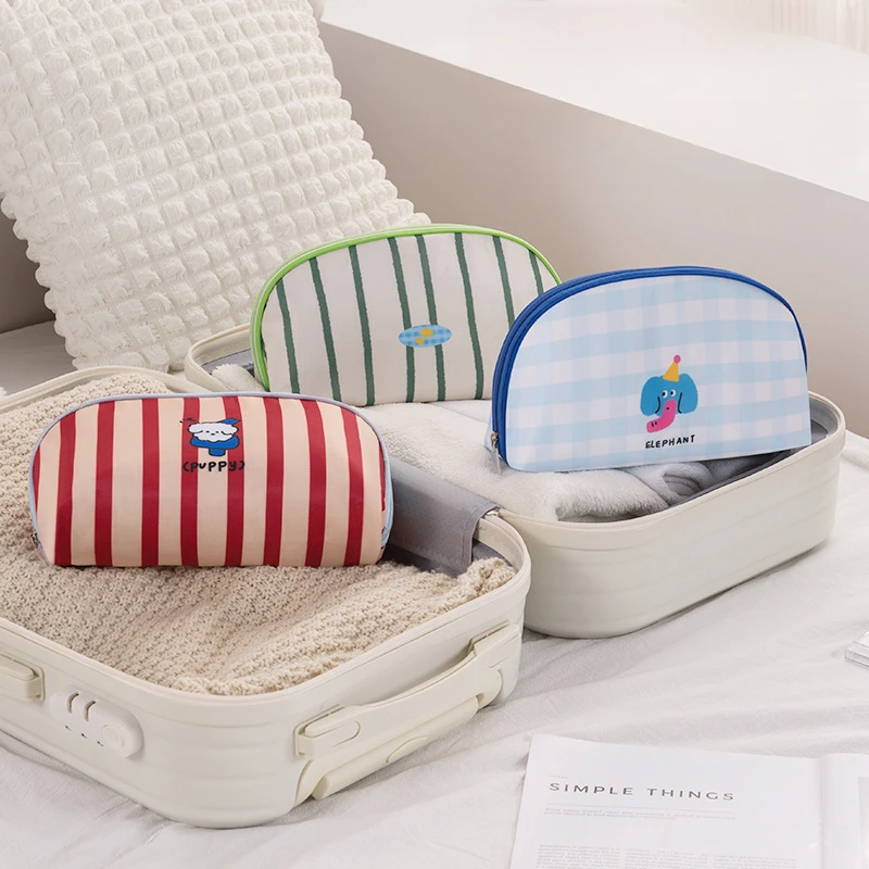 旅行内衣收纳包大容量卡通出差文胸杂物收纳袋便携防水洗漱整理包