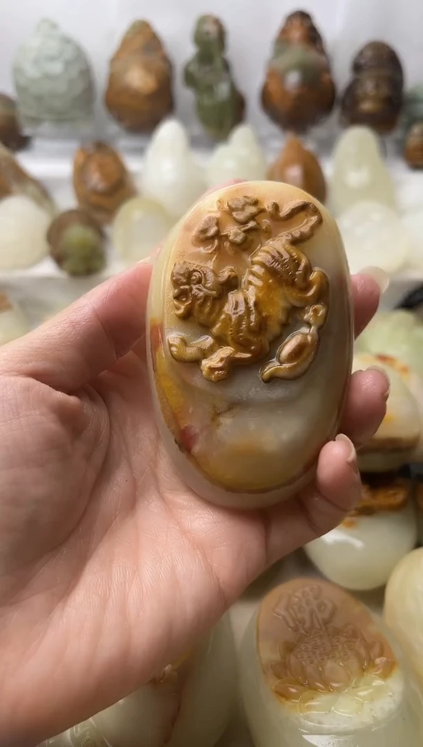 石材方解石棉纹正常不退换虎