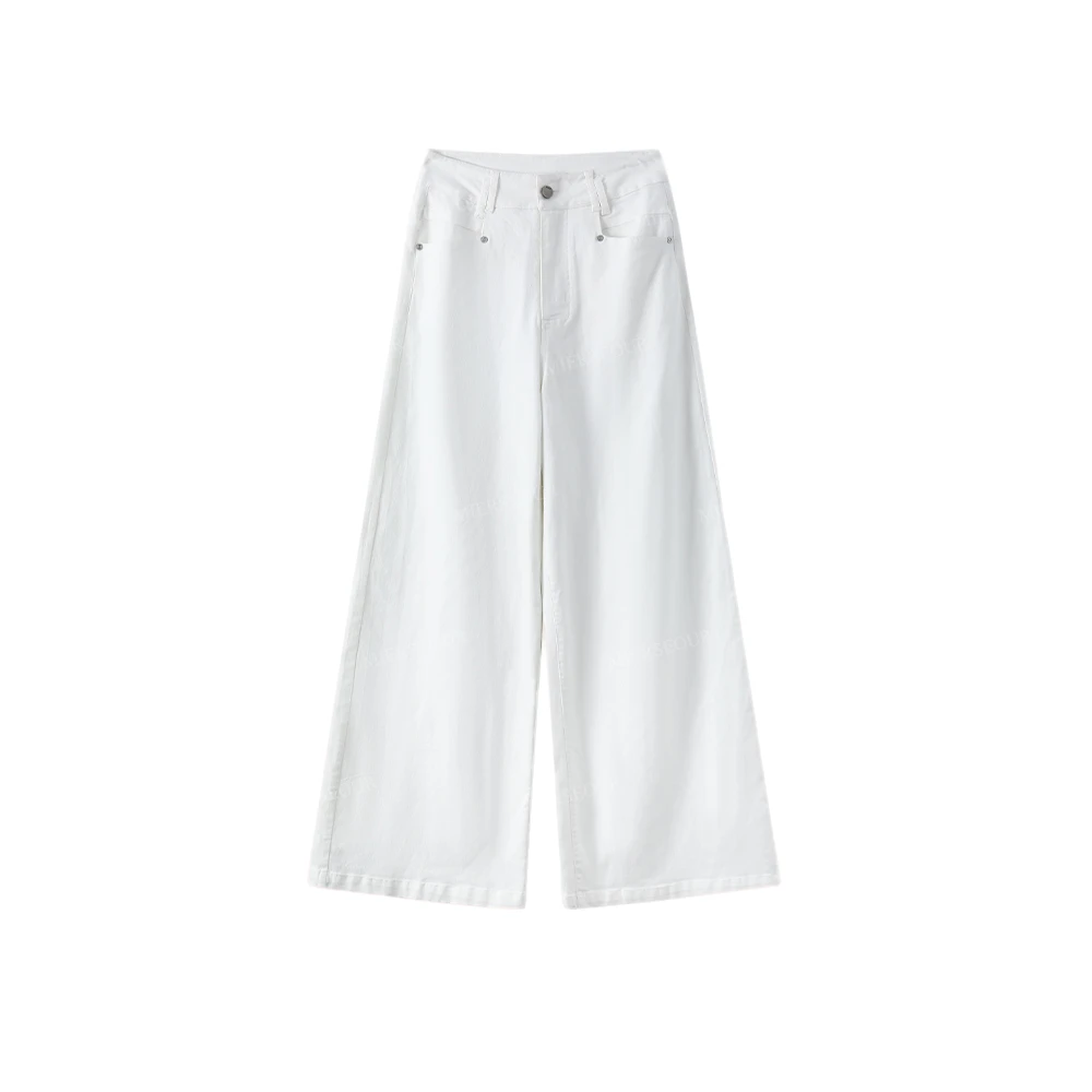 【封后轻奢设计】【经典白牛】复古风百搭休闲软牛仔裤3151