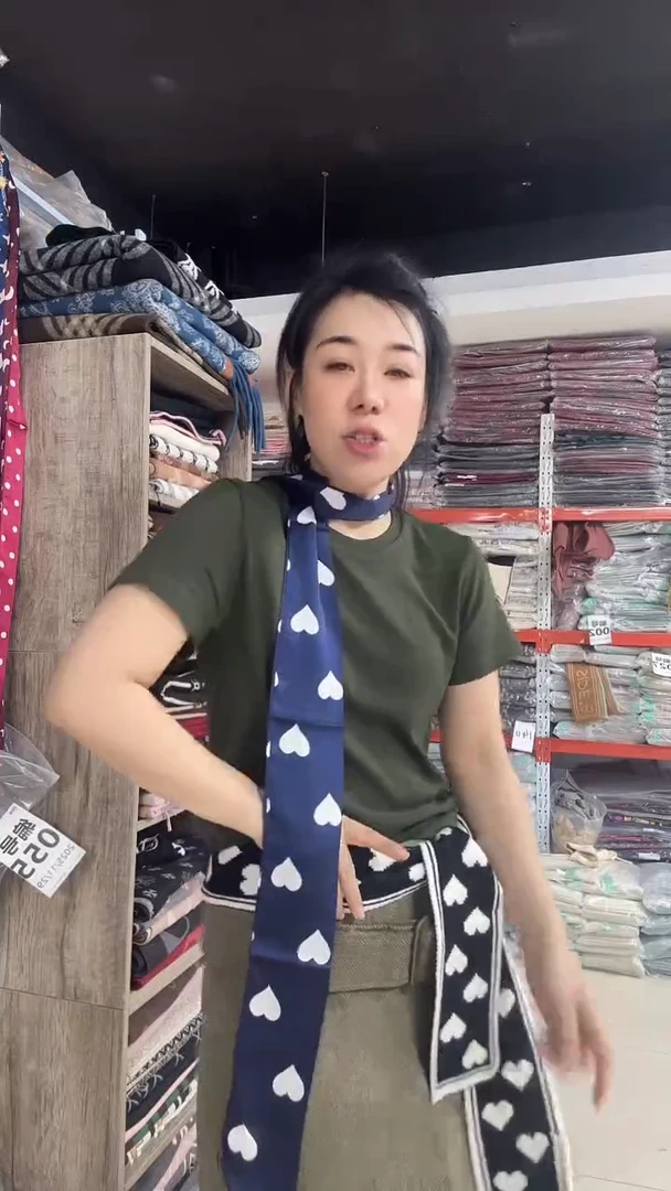 亚麻芳姐围巾福利056