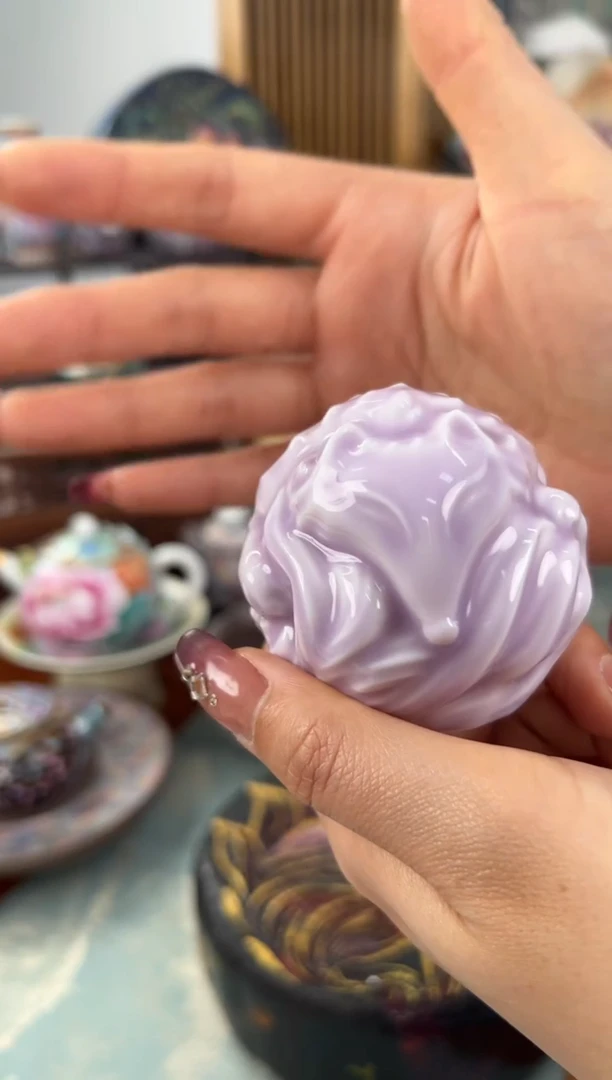 【闪购商品】器州紫罗兰青瓷九尾狐茶宠