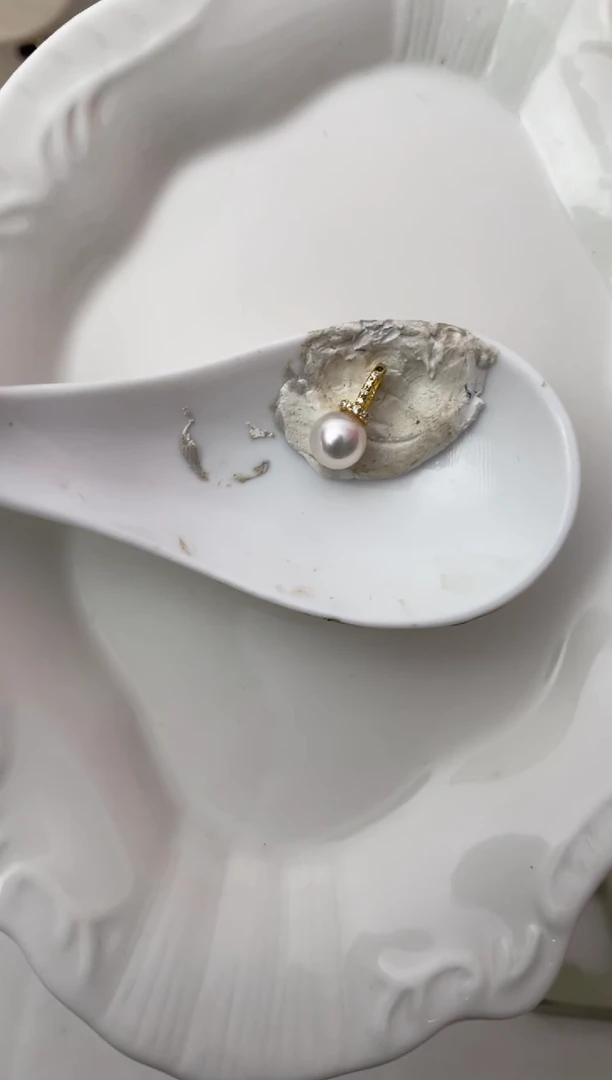 海水珍珠银S925镶嵌颈饰海水吊坠