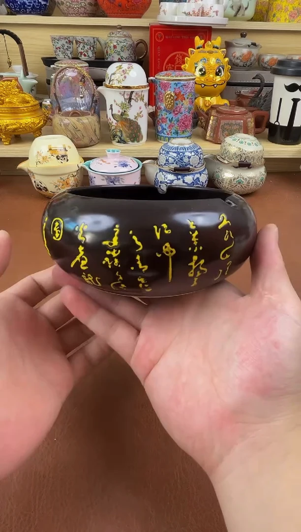 陶瓷茶具摆件旅行套组