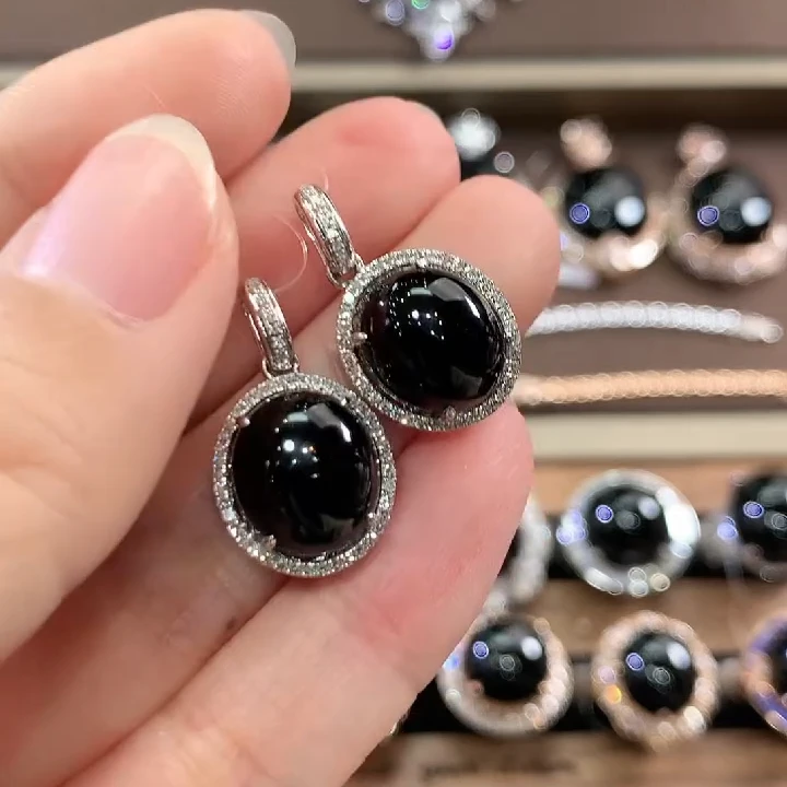 吊坠(不含链)18K金镶嵌翡翠g61 多样性一件发货