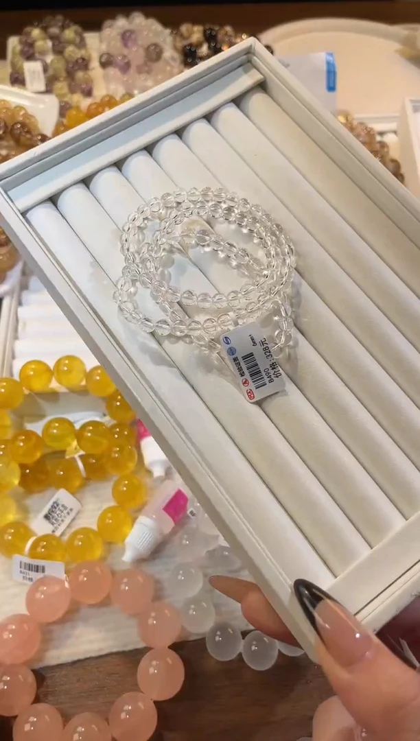 合成欧泊未镶嵌手串多样性发一白水多圈6mm+