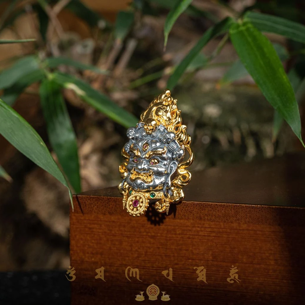 925银银制品 【般若】马头明王吊坠/BWW24122