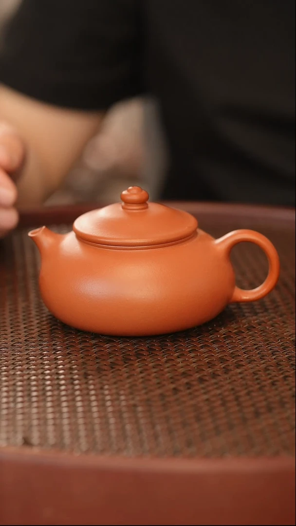 茶壶紫砂朱泥 寒江 170cc