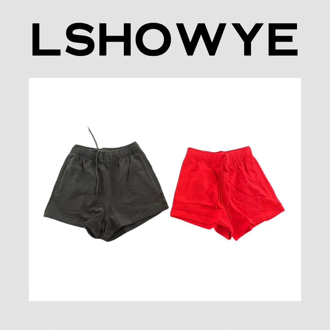 LSHOWYE｜ 彩色松紧腰休闲短裤 dfq250521