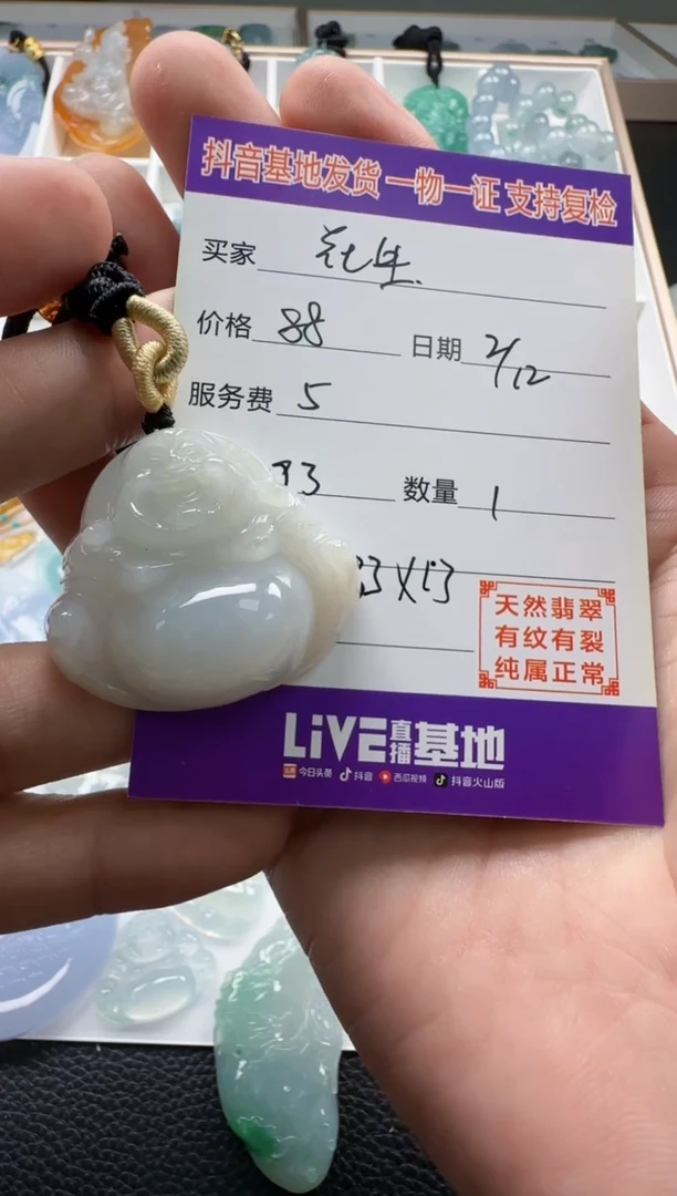 【闪购商品】翡翠颈饰未镶嵌11111111